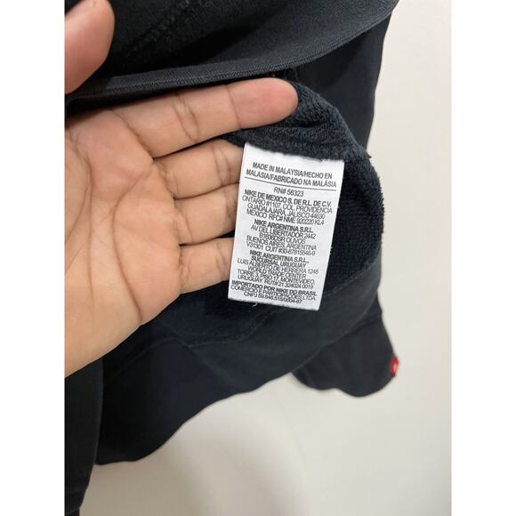 Nike 90s Y2K Red Tag XCI Hoodie L Swoosh Gorpcore Hip Hop Skate Pullover Pockets - Picture 6 of 14